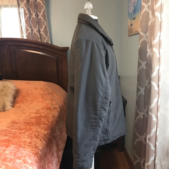 Columbia ⚜️ Grey Fleece Lined Zip Jacket - Picture 4 of 15